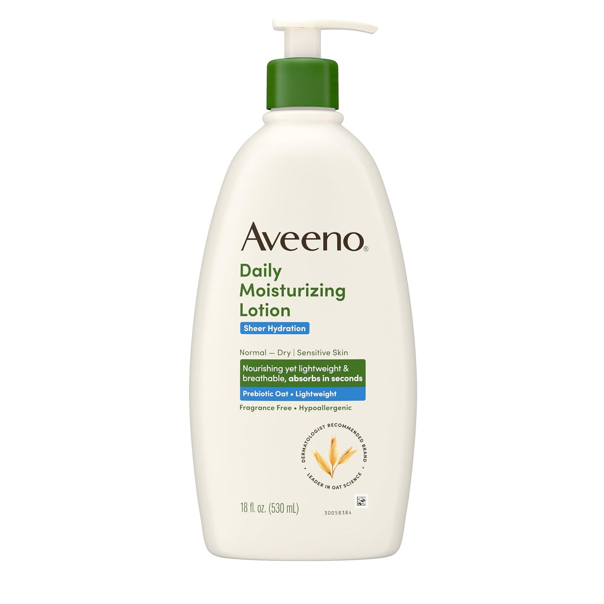 Sheer Hydration Body Lotion, Fragrance-Free, 18 Fl. Oz
