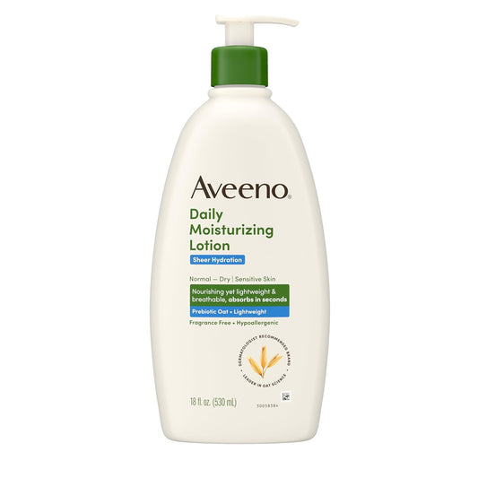 Sheer Hydration Body Lotion, Fragrance-Free, 18 Fl. Oz